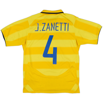 2003-04 Inter Milan Home Shirt J.Zanetti #4 - 5/10 - (XL)