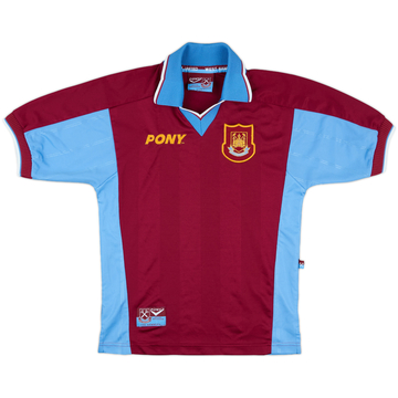 格安 1997-98 West Years) (3-4 - 9/10 - Shirt Away Ham ウェア