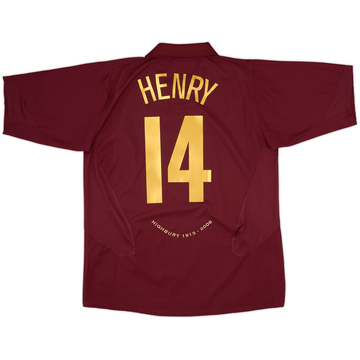 新品04-05 アーセナル Arsenal 14番　アンリ HENR Yリーグ 新品 04-05アーセナル Arsenal # 14 アンリ HENRY 半袖