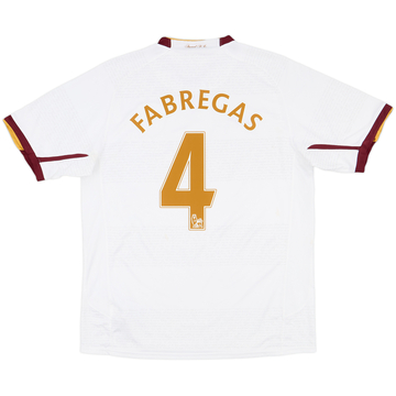 2007-08 Arsenal Away Shirt Fabregas #4 - 5/10 - (M)