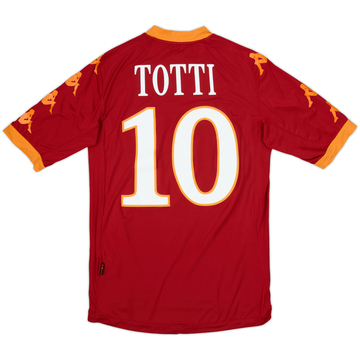 2010-11 Roma Home Shirt Totti #10 - 9/10 - (L)