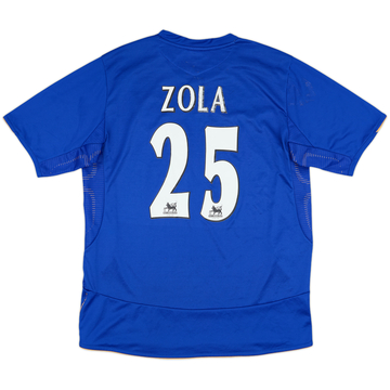2001-03 Chelsea Home Shirt Zola #25 - 6/10 - (L)