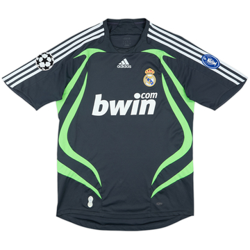 レア！adidas 2007-2008real madirdホーム ユニフォーム Real Madrid 2007 2008 Authentic Adidas Home Football Soccer