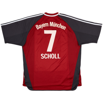 バイエルンミュンヘン #7 Scholl 1997 1999 ゲームシャツ XL バイエルンミュンヘン #7 Scholl 1997 1999 ゲームシャツ XL