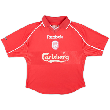 2000-02 Liverpool Home Shirt - 6/10 - (XL.Boys)