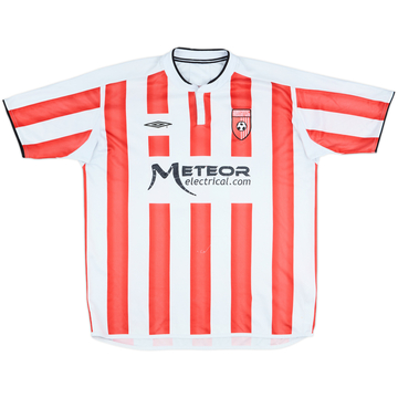 2006 Derry City Match Issue Home Shirt #15
