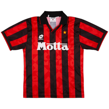 ウェア AC MILAN #18 BAGGIO 1994-95 AC Milan Home L/S Shirt Baggio #18 - 6/10 - (L)