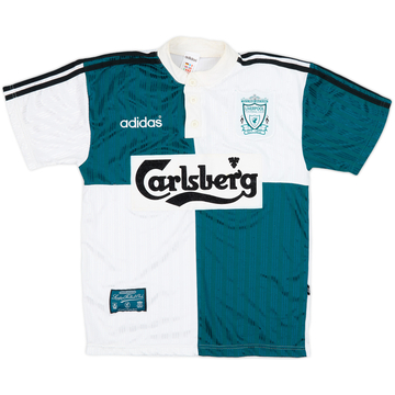 1995-96 Liverpool Away Shirt - 8/10 - (7-8Y)