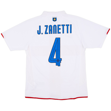 2007-08 Inter Milan Centenary Away Shirt Zanetti #4 - 8/10 - (S)