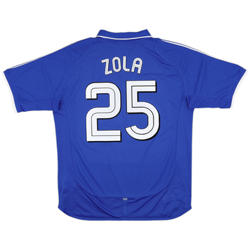 2001-03 Chelsea Home Shirt Zola #25 - 8/10 - (XXL)