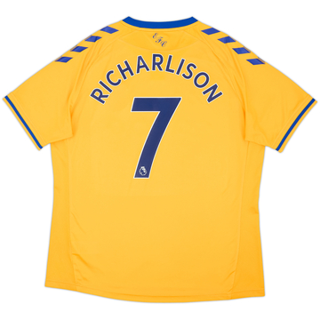 Camiseta de visitante del Everton 2020-21 Richarlison #7 - 8/10 - (XXL)