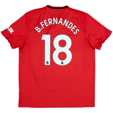 2019-20 Manchester United Camiseta de local B.Fernandes #18 - 6/10 - (XL)