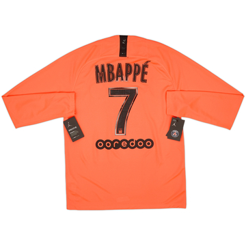 2019-20 Paris Saint-Germain Away L/S Shirt Mbappe #7 - 10/10