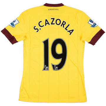 2012-13 Arsenal Match Issue Third Shirt S.Cazorla #19