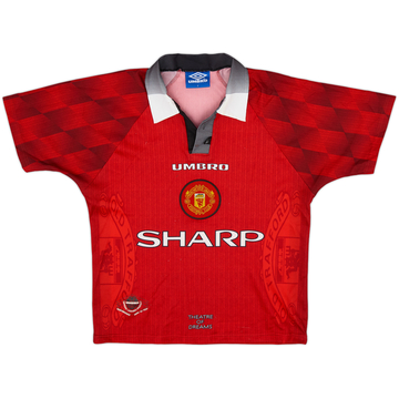 マンチェスターユナイテッド 96-98 UMBRO シャツ 1996-98 Manchester United Home Shirt - 6/10 - (Y)