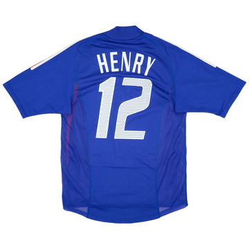 年末のプロモーション特価！ 2002-04 (M) - 9/10 - #12 Henry Shirt Home Issue Player France ウェア