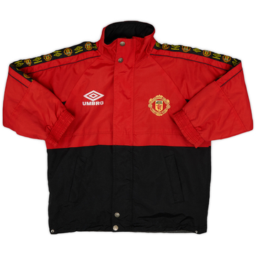 1995-97 Manchester United Umbro Bench Coat - 8/10 - (L)