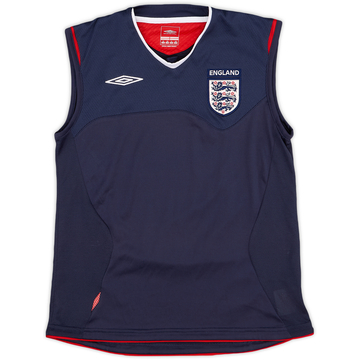 2006-07 England Umbro 1/4 Zip Training Shirt - 9/10 - (L.Boys)