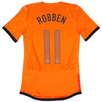 【海外輸入】 2008-10 Netherlands (XL) #11 Robben Shirt Away Issue Player ウェア