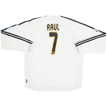 2003-04 Real Madrid Home Shirt Raul #7 - 5/10 - (S)