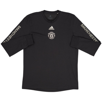 Camiseta adidas de algodón de manga larga del Manchester United 2020-21 - 8/10 - (L)