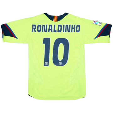 2005-06 Barcelona Home Shirt Ronaldinho #10 - 7/10 - (M)