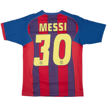 2004-05 Barcelona Home Shirt Messi #30 - 9/10 - (M)