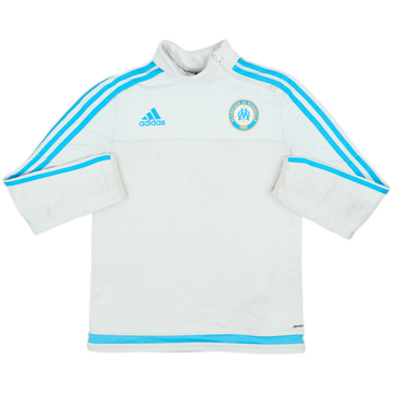 Top de entrenamiento 1/4 Zip adidas del Olympique Marseille 2015-16 - 5/10 - (Niños M)