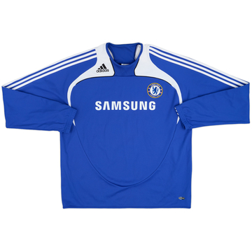2007-08 Chelsea adidas Sweat Top - 8/10 - (M)