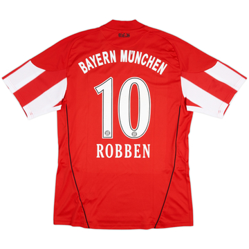 2010-11 Bayern Munich Camiseta Local Robben #10 - 6/10 - (M)