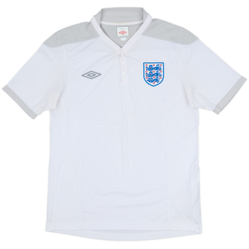 England Home 2010 Umbro Soccer Jersey Short Sleeve - White