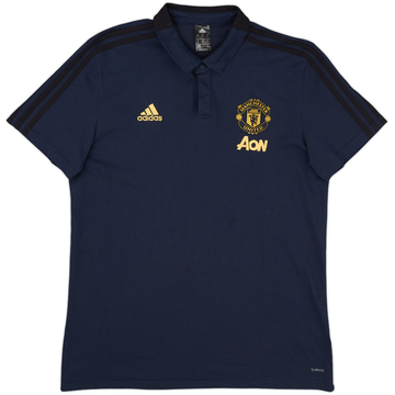 【誠実】 Manchester 2018-19 United (XL) - 9/10 - Shirt Polo adidas ウェア