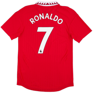 Camiseta de local versión jugador del Manchester United 2022-23 Ronaldo #7 (S)