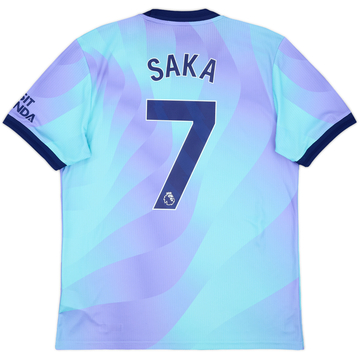 アーセナル 2024-2025 3rdユニフォーム 7番SAKA アーセナル 2025-26 サードユニフォーム 長袖 Saka 7 プリント