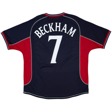 2000-01 Manchester United Third Shirt Beckham #7 - 8/10 - (XL)