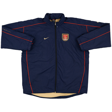 2000-01 Arsenal Nike Padded Bench Coat - 7/10 - (L)