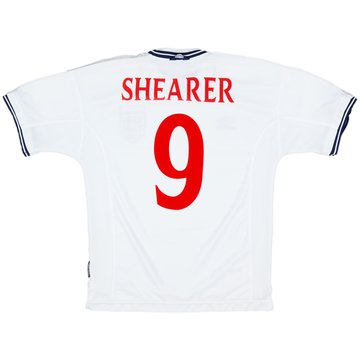 1999-01 England Home Shirt Shearer #9 - 9/10 - (M)