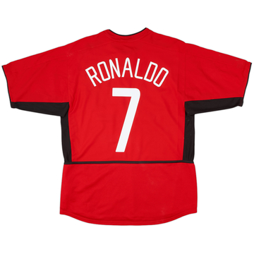 2002-04 Manchester United Home Shirt Ronaldo #7 - 7/10 - (M)