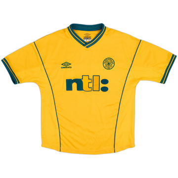 2000-02 Celtic Away Shirt Larsson #7 - 8/10 - (Y)