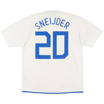 2006-08 Netherlands Away Shirt Sneijder #20 - 6/10 - (L)