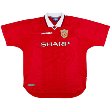 1997-00 Manchester United CL Shirt - 6/10 - (L.Boys)