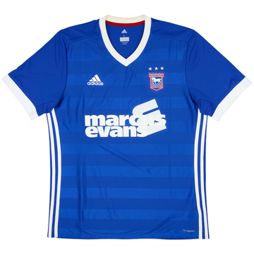 2017-18 Ipswich Home Shirt - 5/10 - (L)