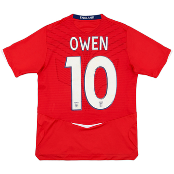 2008-10 England Away Shirt Owen #10 - 6/10 - (XL.Boys)