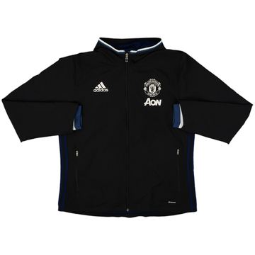 Chamarra de chándal adidas con capucha del Manchester United 2016-17 - 10/10 - (L)