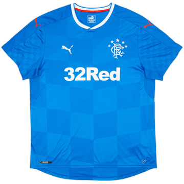 2016-18 Rangers Home Shirt - 10/10 - (XXL)