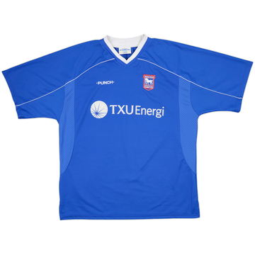 2001-02 Ipswich Home Shirt - 8/10 - (L)