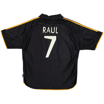 1999-01 Real Madrid Away Shirt Raul #7 - 6/10 - (XL)