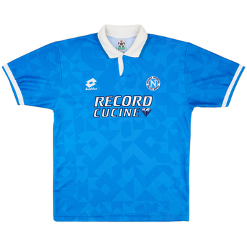 1994-96 Napoli Home L/S Shirt - 6/10 - (L)