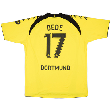 2009-10 Borussia Dortmund Home Shirt Dede #17 - 8/10 - (3XL)