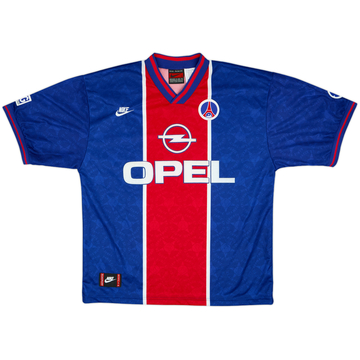 1995-96 Paris Saint-Germain Home Shirt - 6/10 - (XS)